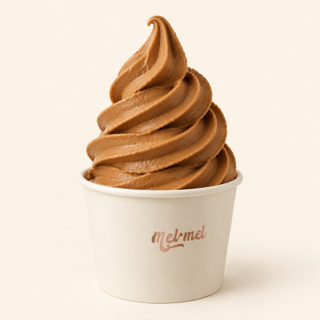 Soft serve swirl made with Ice Cream Base