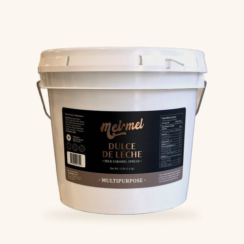 Mel·Mel Multipurpose dulce de leche — 12 lb foodservice bucket